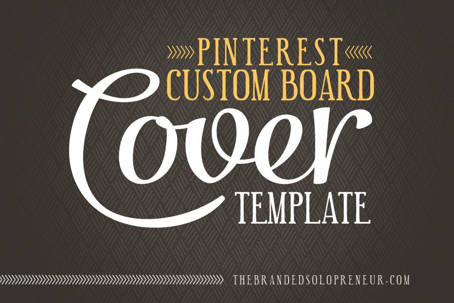 Custom Pinterest Board Cover Template