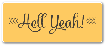 Hell yeah button