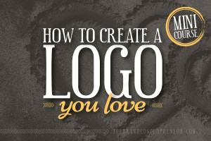 {Mini Course} How To Create A Logo You Love