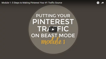 Pinterest Traffic & Sales Masterclass for Solopreneurs