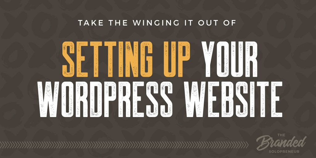 Setting up a WordPress website