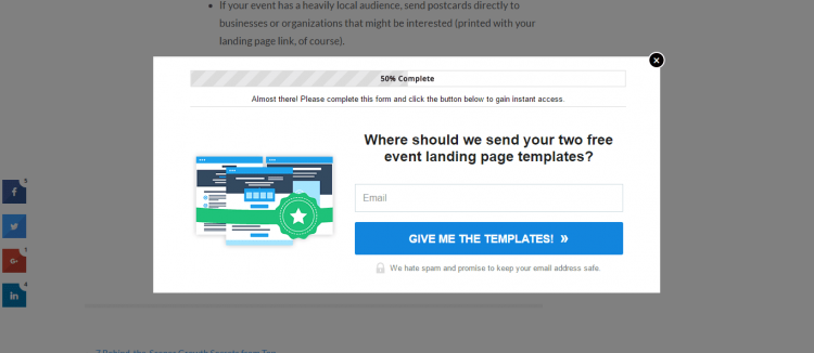 Converting Readers into Subscribers