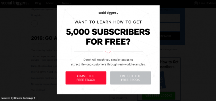 Converting Readers into Subscribers